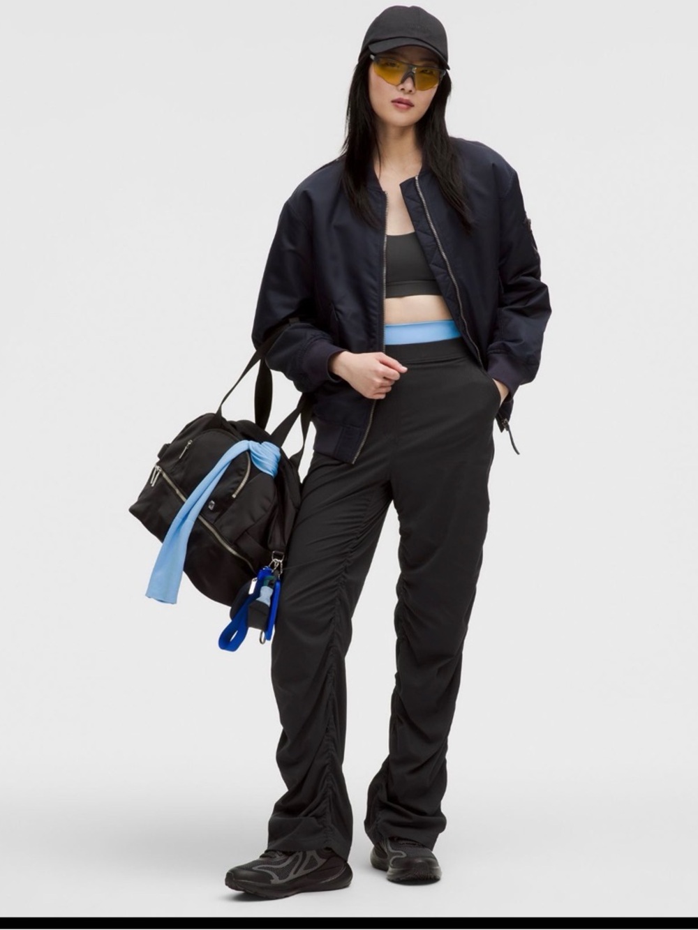 lululemon athletica Black Dance Studio Slim-Fit Pants